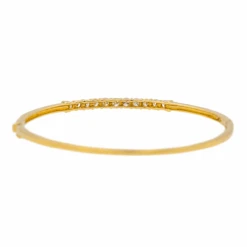 Bracelet Jonc En Or Jaune Et Diamant -Castafiore Boutique bracelet jonc en or jaune et diamant 775022