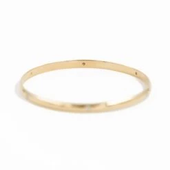 Bracelet Jonc En Or Jaune Et En Diamants -Castafiore Boutique bracelet jonc en or jaune et en diamants 283989