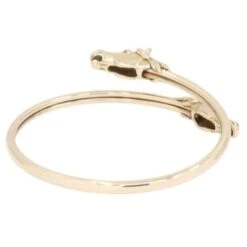 Bracelet Jonc En Or Jaune Et Topaze -Castafiore Boutique bracelet jonc en or jaune et topaze 808314