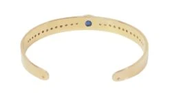 Bracelet Jonc En Or Jaune, Saphir Et Diamants -Castafiore Boutique bracelet jonc en or jaune saphir et diamants 829103