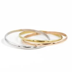 Bracelet Jonc En Trois Ors -Castafiore Boutique bracelet jonc en trois ors 862286