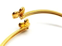 Bracelet Jonc Fleur En Or Jaune Et Diamants 11 Bracelet Jonc Fleur En Or Jaune Et Diamants -Castafiore Boutique bracelet jonc fleur en or jaune et diamants 510216