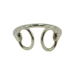 Bracelet Jonc HERMÈS "Nausicaa" En Argent