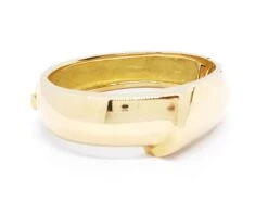 Bracelet Jonc Massif En Or Jaune -Castafiore Boutique bracelet jonc massif en or jaune 393497