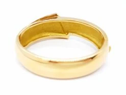 Bracelet Jonc Massif En Or Jaune -Castafiore Boutique bracelet jonc massif en or jaune 675798
