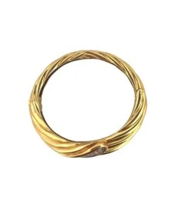 Bracelet Jonc MAUBOUSSIN En Or Jaune, Platine Et Diamants -Castafiore Boutique bracelet jonc mauboussin en or jaune et platine 114208