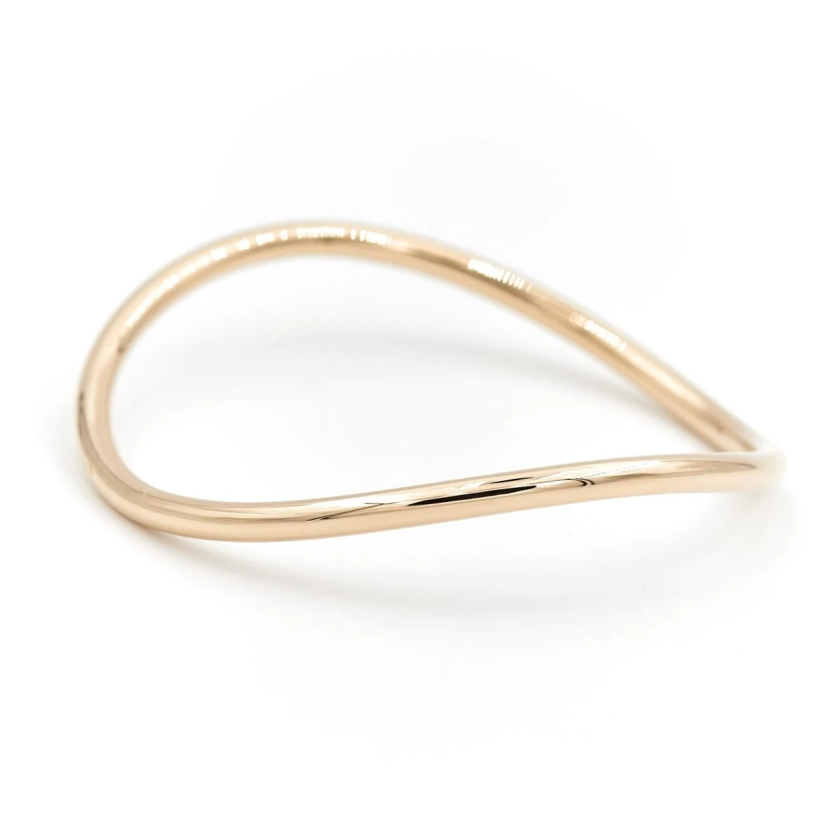 Bracelet Jonc Ondulé En Or Jaune 1 Bracelet Jonc Ondulé En Or Jaune