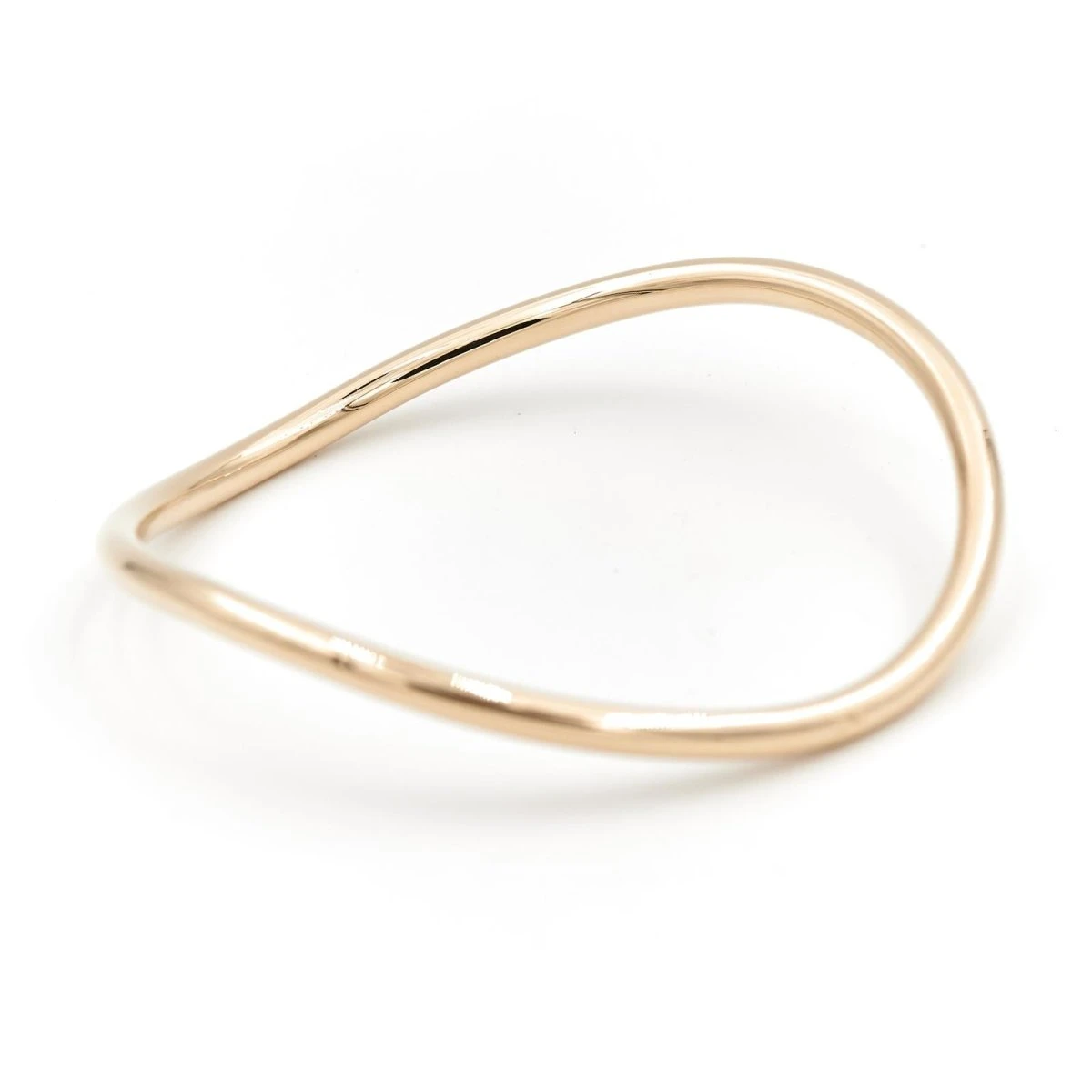 Bracelet Jonc Ondulé En Or Jaune 6 Bracelet Jonc Ondulé En Or Jaune – Image 6