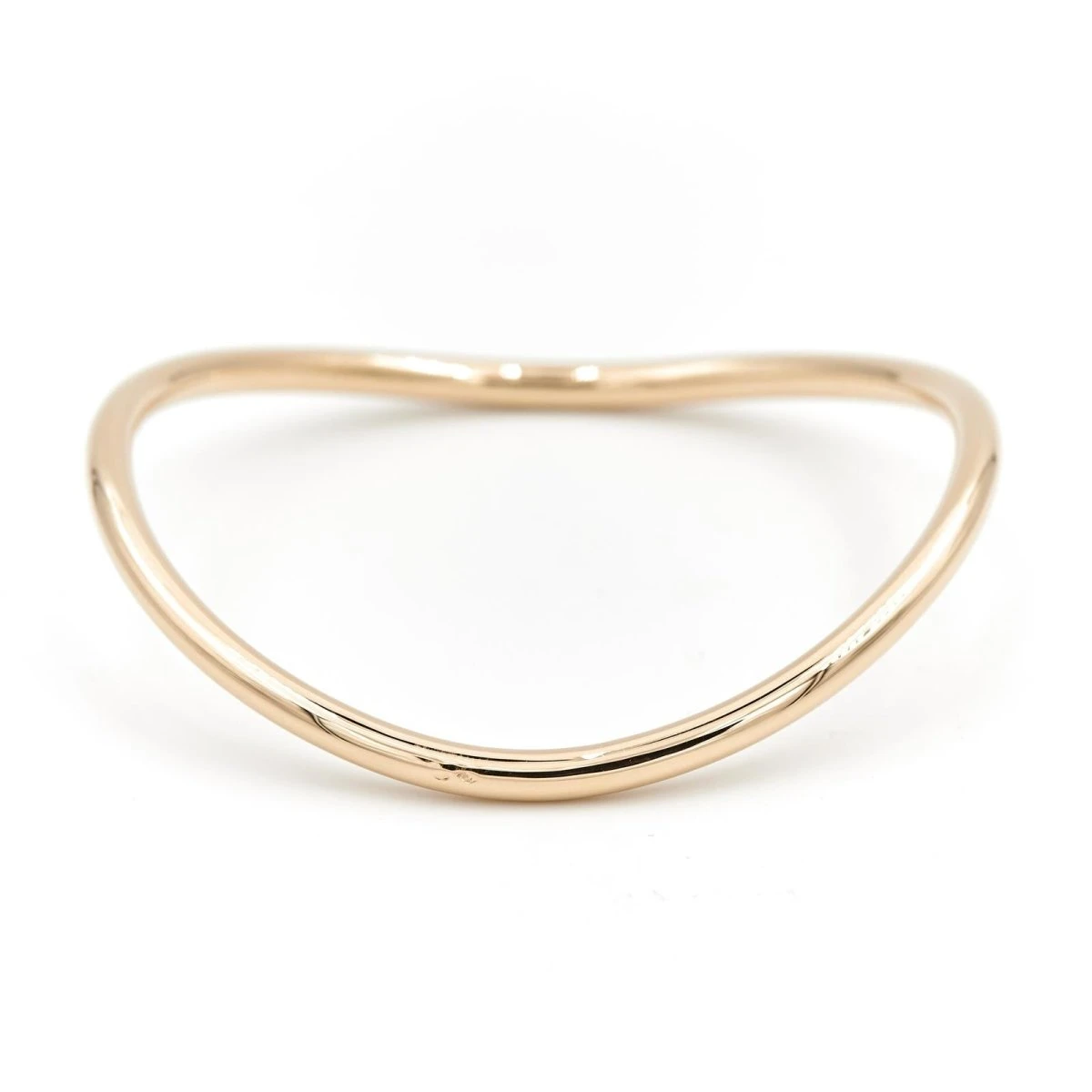 Bracelet Jonc Ondulé En Or Jaune 4 Bracelet Jonc Ondulé En Or Jaune – Image 4