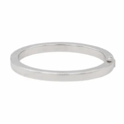 Bracelet Jonc Or Blanc Fermeture Ouvrante En Or 18 Carats -Castafiore Boutique bracelet jonc or blanc fermeture ouvrante en or 18 carats 215939