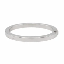 Bracelet Jonc Or Blanc Fermeture Ouvrante En Or 18 Carats -Castafiore Boutique bracelet jonc or blanc fermeture ouvrante en or 18 carats 835251