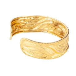 Bracelet Jonc Ouvert LALAOUNIS En Or Jaune -Castafiore Boutique bracelet jonc or jaune du createur ilias lalaounis texture 587262