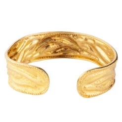 Bracelet Jonc Ouvert LALAOUNIS En Or Jaune -Castafiore Boutique bracelet jonc or jaune du createur ilias lalaounis texture 841496