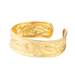 Bracelet Jonc Ouvert LALAOUNIS En Or Jaune -Castafiore Boutique bracelet jonc or jaune du createur ilias lalaounis texture 895988