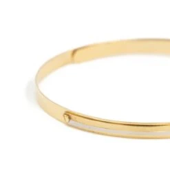 Bracelet Jonc Ouvert En Ors Jaune Et Blanc 11 Bracelet Jonc Ouvert En Ors Jaune Et Blanc -Castafiore Boutique bracelet jonc ouvert en ors jaune et blanc 802332