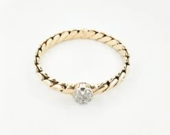 Bracelet Jonc POMELLATO Or Jaune Et Diamants 12 Bracelet Jonc POMELLATO Or Jaune Et Diamants -Castafiore Boutique bracelet jonc pomellato or jaune et diamants 665664