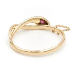 Bracelet Jonc Serpent En 2 Ors, Rubis Et Diamants 9 Bracelet Jonc Serpent En 2 Ors, Rubis Et Diamants -Castafiore Boutique bracelet jonc serpent en 2 ors rubis et diamants 479916