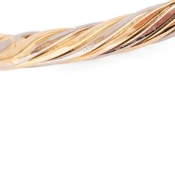 Bracelet Jonc VAN CLEEF & ARPELS En Or Jaune Et Or Blanc -Castafiore Boutique bracelet jonc van cleef arpels 2 ors 906793