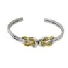 Bracelet Jonc Ouvert ZOLOTAS En Or Jaune Et Argent -Castafiore Boutique bracelet jonc zolotas en argent et or 579916