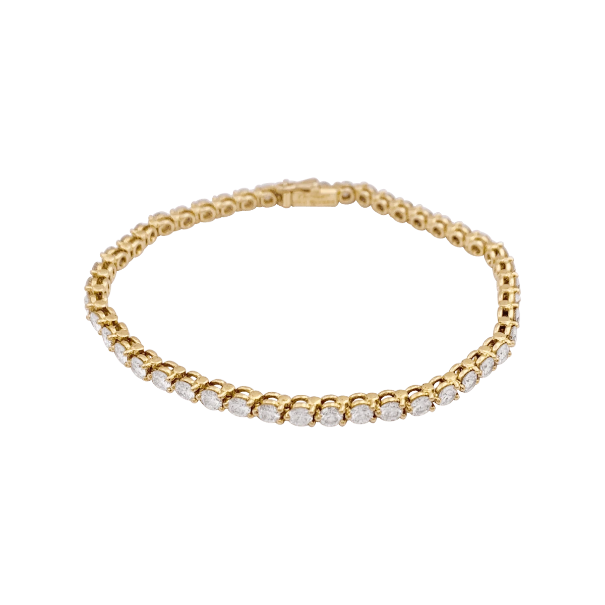 Miller Bracelet Ligne CARTIER En Or Jaune Et Diamants. 5 Miller Bracelet Ligne CARTIER En Or Jaune Et Diamants. – Image 5