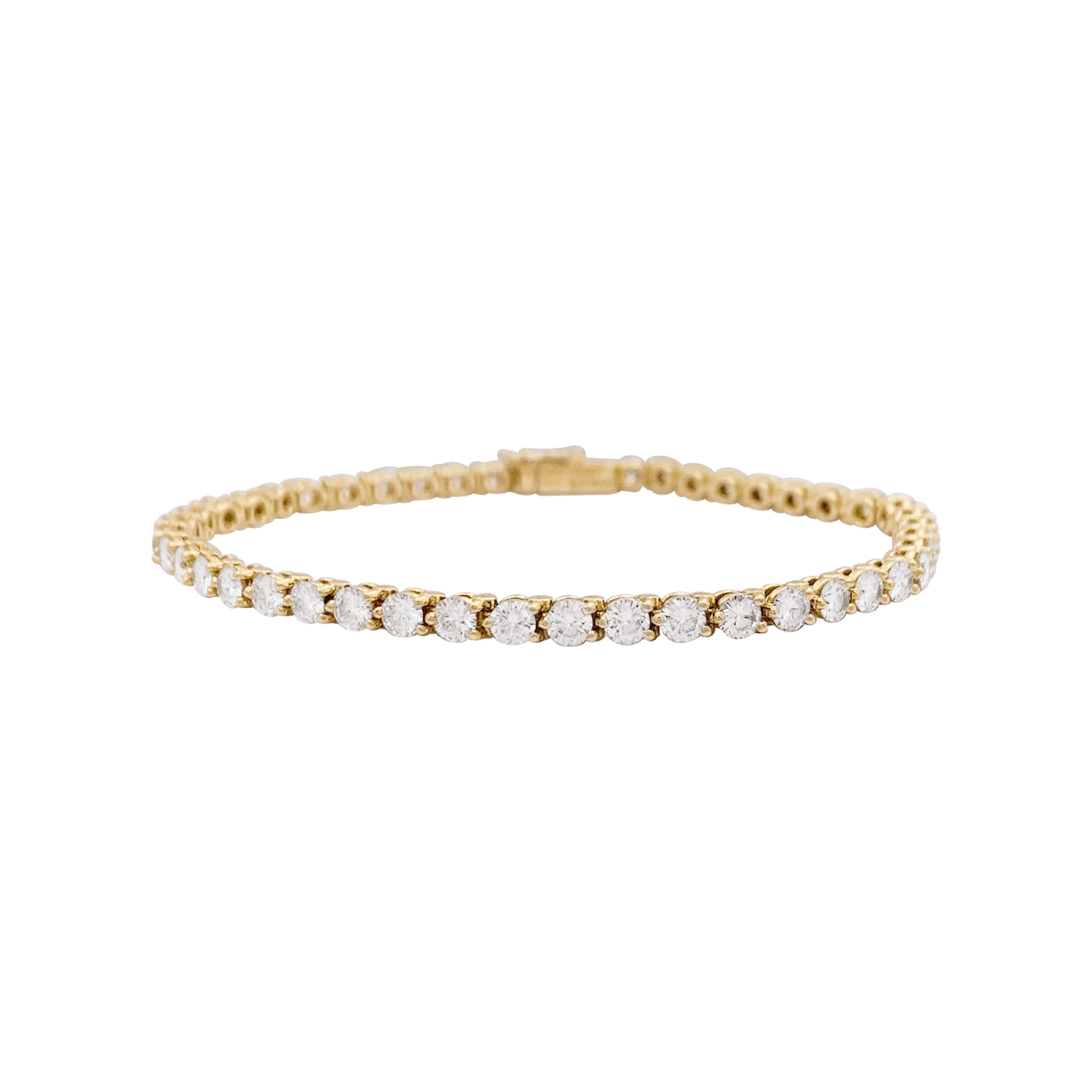 Miller Bracelet Ligne CARTIER En Or Jaune Et Diamants. 1 Miller Bracelet Ligne CARTIER En Or Jaune Et Diamants.