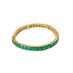 Bracelet Ligne D'émeraudes BOUCHERON En Or Jaune