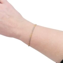 Miller Bracelet Ligne Diamants, 3 Ors -Castafiore Boutique bracelet ligne diamants 3 ors 470827