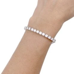 Miller Bracelet Ligne Diamants En Or Blanc -Castafiore Boutique bracelet ligne diamants en or blanc 518085
