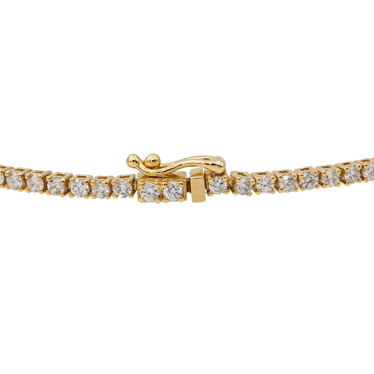 Bracelet Ligne Diamants En Or Jaune 4 Bracelet Ligne Diamants En Or Jaune – Image 4