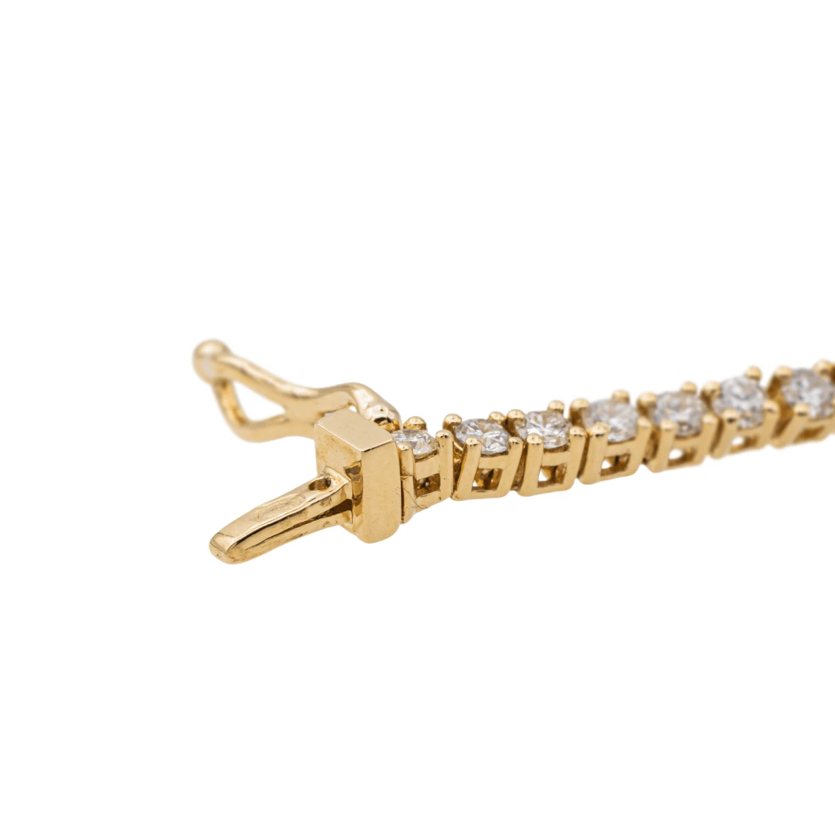 Bracelet Ligne Diamants En Or Jaune 7 Bracelet Ligne Diamants En Or Jaune – Image 7