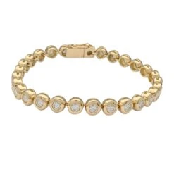 Miller Bracelet Ligne Diamants En Serti Clos -Castafiore Boutique bracelet ligne diamants en serti clos 342820