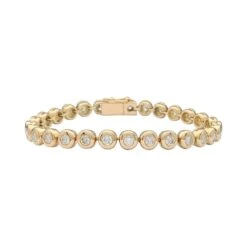 Miller Bracelet Ligne Diamants En Serti Clos