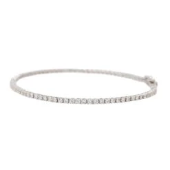 Bracelet Ligne Or Blanc Diamant -Castafiore Boutique bracelet ligne or blanc diamant 162547