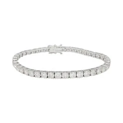Miller Bracelet Ligne Tennis Or Blanc Et Diamants -Castafiore Boutique bracelet ligne tennis or blanc et diamants 306665