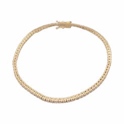 Miller Bracelet Ligne Tennis Or Jaune, Diamants. -Castafiore Boutique bracelet ligne tennis or jaune diamants 637861