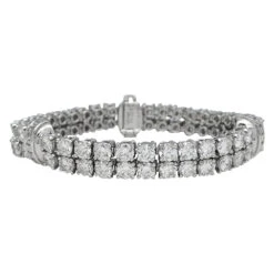 Miller Bracelet Lignes CARTIER, Modèle "Kalypso"en Platine Et Diamants -Castafiore Boutique bracelet lignes cartier modele kalypsoen platine et diamants 209757