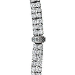 Miller Bracelet Lignes CARTIER, Modèle "Kalypso"en Platine Et Diamants -Castafiore Boutique bracelet lignes cartier modele kalypsoen platine et diamants 225936