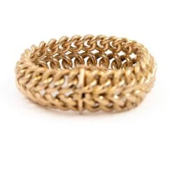 Bracelet Maille 2 Rangs En Or Rose -Castafiore Boutique bracelet maille 2 rangs en or rose 718240