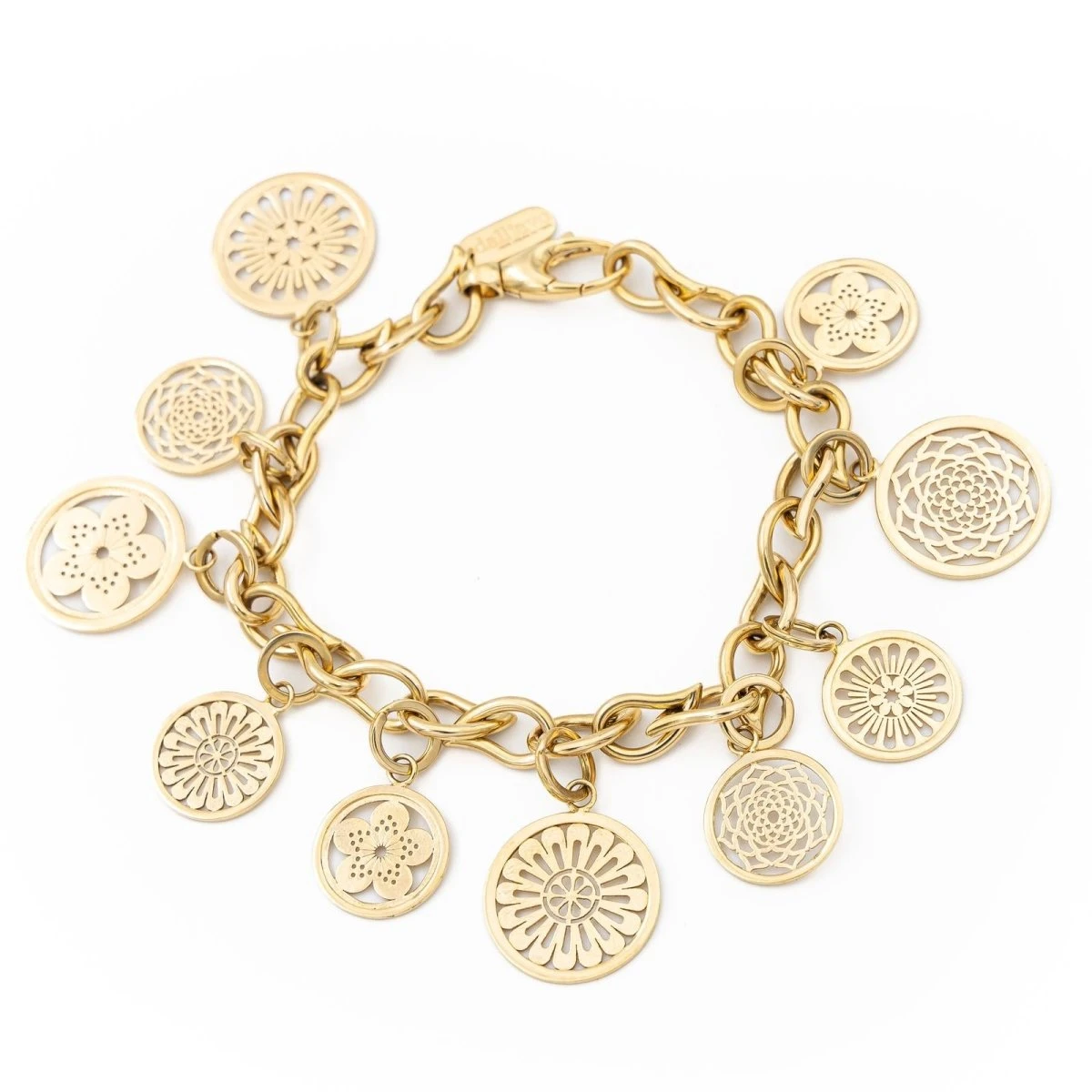 Bracelet Maille à Pampilles En Or Jaune 1 Bracelet Maille à Pampilles En Or Jaune