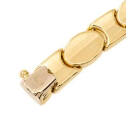 Bracelet Maille Articulée En Or Jaune -Castafiore Boutique bracelet maille articulee en or jaune 391101