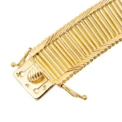 Bracelet Maille Baguette En Or Jaune -Castafiore Boutique bracelet maille baguette en or jaune 994400