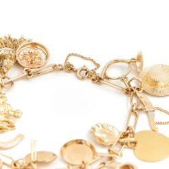 Bracelet Maille Cheval Et Breloques En Or Jaune 12 Bracelet Maille Cheval Et Breloques En Or Jaune -Castafiore Boutique bracelet maille cheval et breloques en or jaune 289329