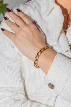 Bracelet Maille Cheval Or Rose 8 Bracelet Maille Cheval Or Rose -Castafiore Boutique bracelet maille cheval or rose 287037