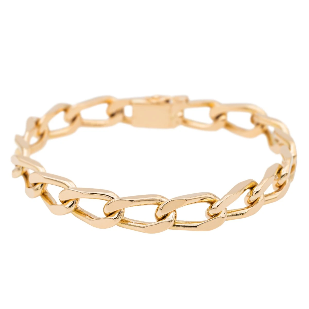 Bracelet Maille Cheval Or Rose 1 Bracelet Maille Cheval Or Rose