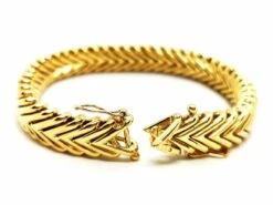 Bracelet Maille Chevron En Or Jaune 12 Bracelet Maille Chevron En Or Jaune -Castafiore Boutique bracelet maille chevron en or jaune 327382