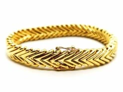 Bracelet Maille Chevron En Or Jaune 10 Bracelet Maille Chevron En Or Jaune -Castafiore Boutique bracelet maille chevron en or jaune 598810