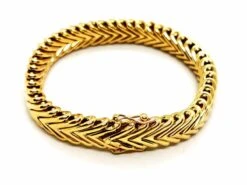 Bracelet Maille Chevron En Or Jaune 11 Bracelet Maille Chevron En Or Jaune -Castafiore Boutique bracelet maille chevron en or jaune 934450