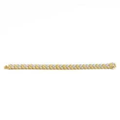 Bracelet Maille CHIMENTON En 2 Ors Et Diamant -Castafiore Boutique bracelet maille chimenton en 2 ors et diamant 657055