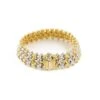 Bracelet Maille CHIMENTON En 2 Ors Et Diamant -Castafiore Boutique bracelet maille chimenton en 2 ors et diamant 968177