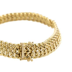 Bracelet Maille Deux Rangs En Or Jaune 10 Bracelet Maille Deux Rangs En Or Jaune -Castafiore Boutique bracelet maille deux rangs en or jaune 442340